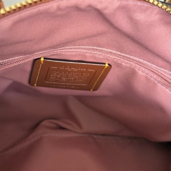 Coach LG RWN W Pink Signature Women's Bag - Picture 9 of 11